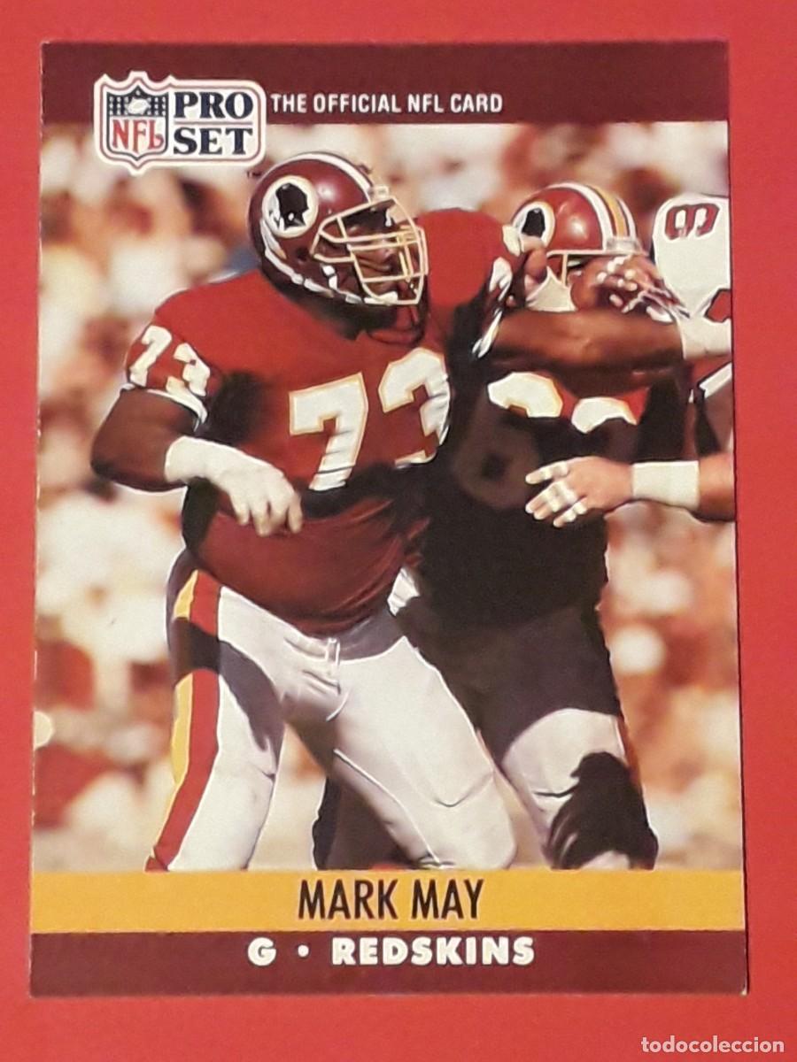 Sammelleidenschaft Sport: 1990 PRO SET NFL #665 - MARK MAY G REDSKINS - FUTBOL AMERICANO CARTA CROMO FOOTBALL
