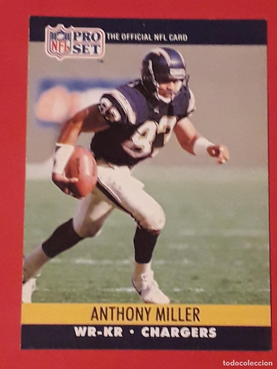 Sports collectibles: 1990 PRO SET NFL #630 - ANTHONY MILLER WR-KR CHARGERS - FUTBOL AMERICANO CARTA CROMO FOOTBALL