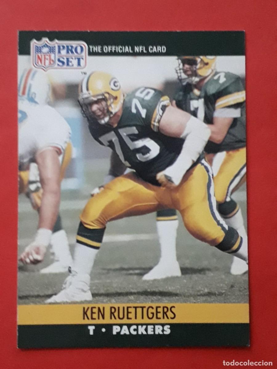 Sports collectibles: 1990 PRO SET NFL #507 - KEN RUETTGERS T PACKERS - FUTBOL AMERICANO CARTA CROMO FOOTBALL