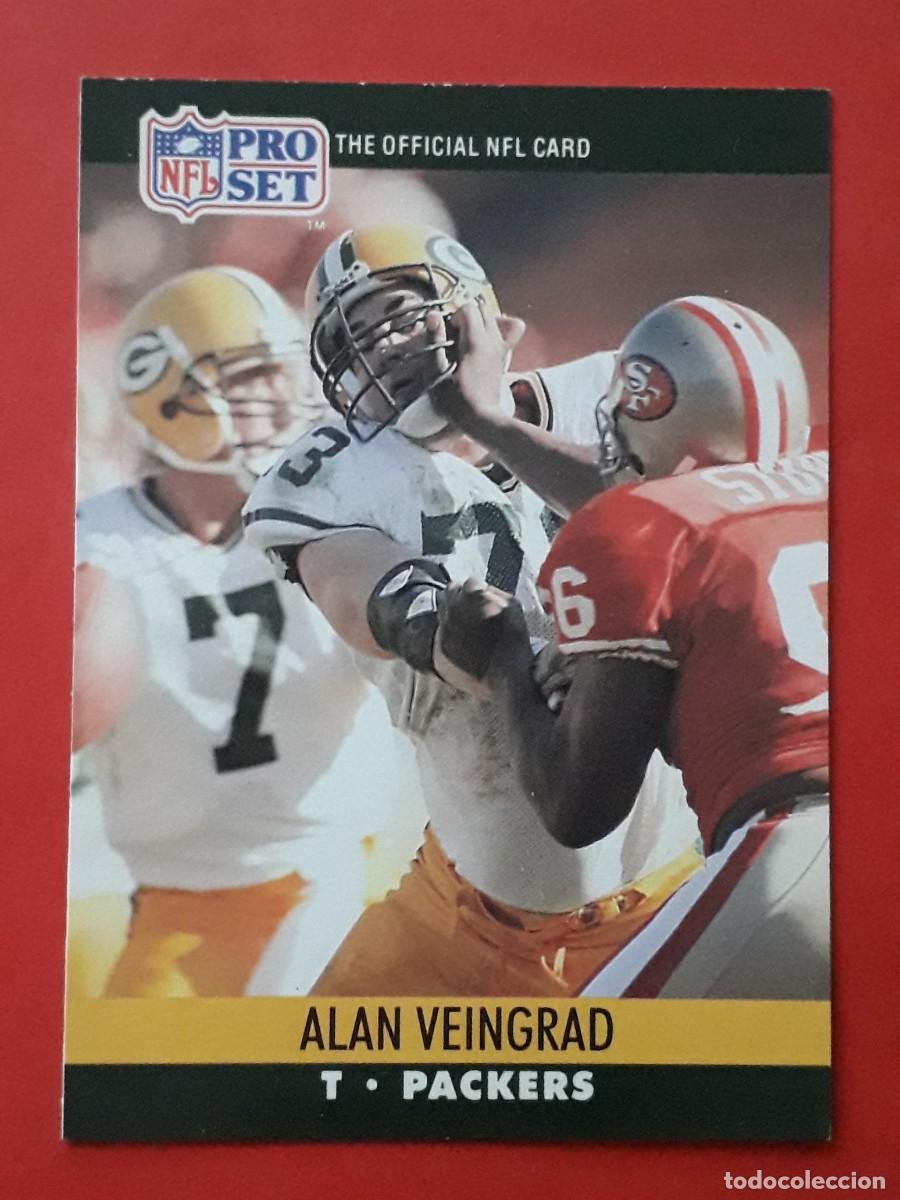 Sports collectibles: 1990 PRO SET NFL #502 - ALAN VEINGRAD T PACKERS - FUTBOL AMERICANO CARTA CROMO FOOTBALL