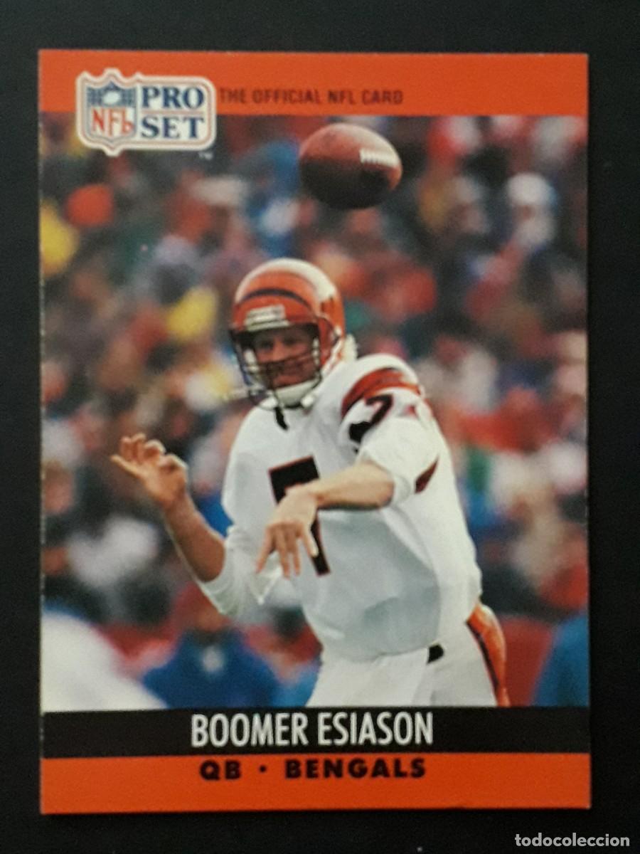 Sports collectibles: 1990 PRO SET NFL #463 - BOOMER ESIASON QB BENGALS - FUTBOL AMERICANO CARTA CROMO FOOTBALL