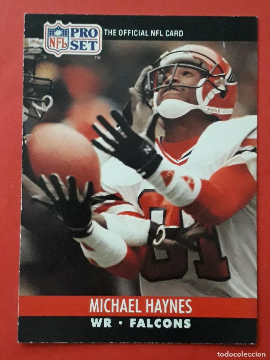 Collectionnisme sportif: 1990 PRO SET NFL #431 - MICHAEL HAYNES WR FALCONS - FUTBOL AMERICANO CARTA CROMO FOOTBALL
