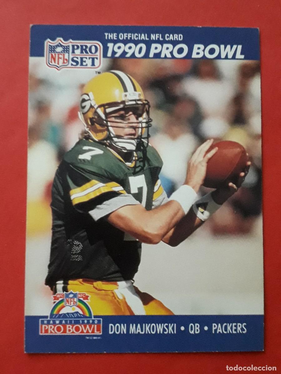 Coleccionismo deportivo: 1990 PRO SET NFL #401 - DON MAJKOWSKI QB PACKERS - FUTBOL AMERICANO CARTA CROMO FOOTBALL