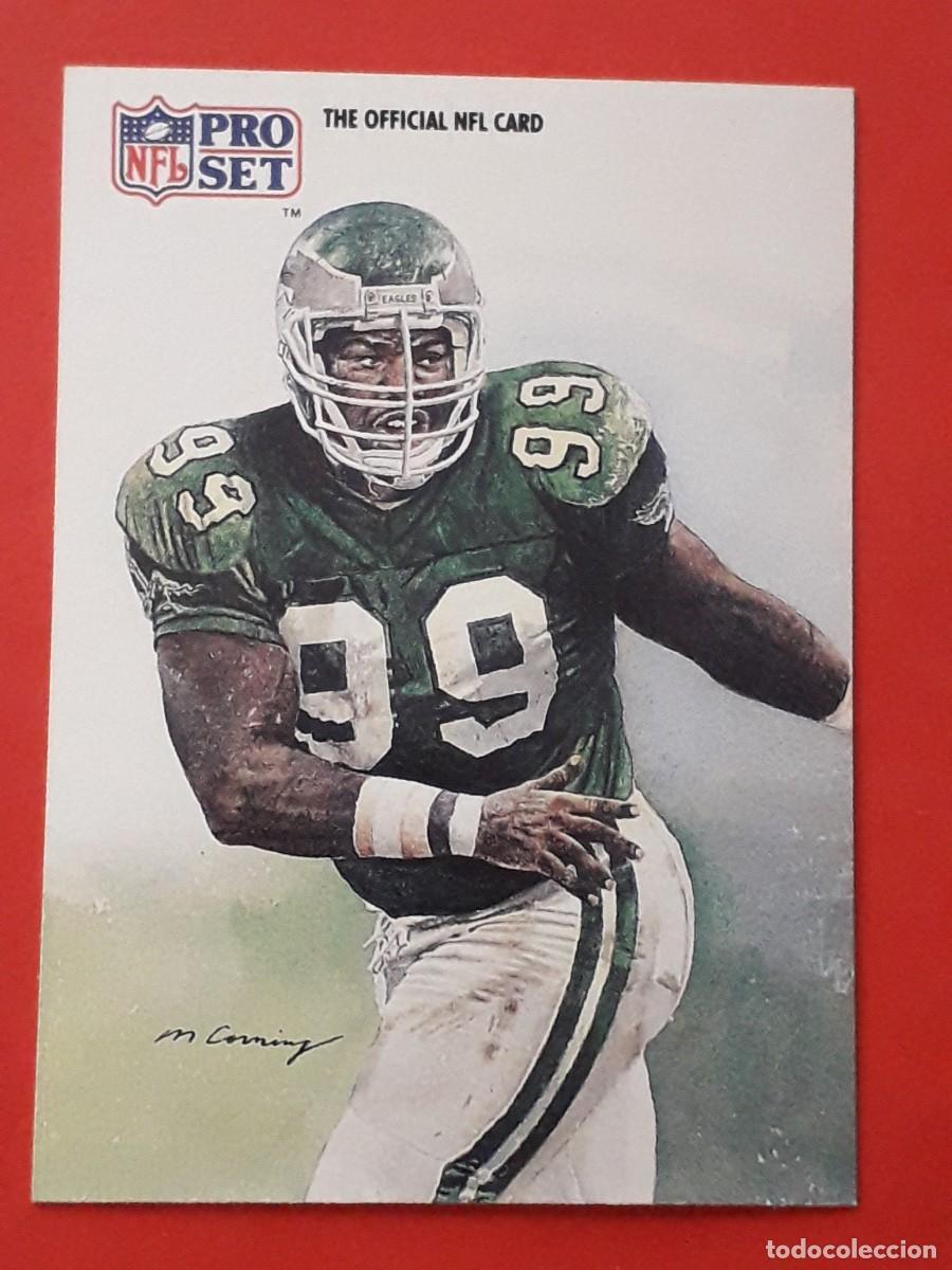 Sammelleidenschaft Sport: 1991 PRO SET NFL #392 - JEROME BROWN DT EAGLES - FUTBOL AMERICANO CARTA CROMO FOOTBALL