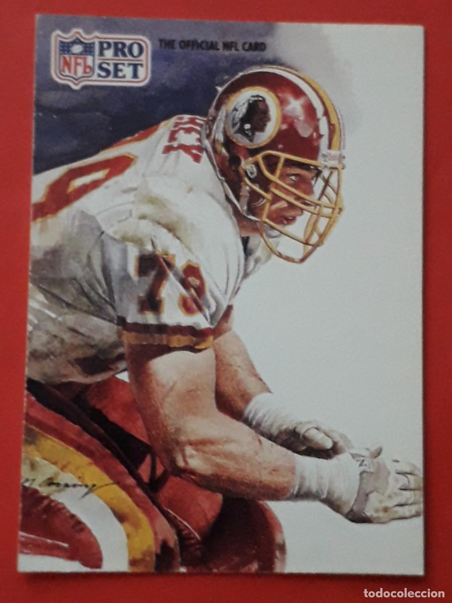 Sports collectibles: 1991 PRO SET NFL #381 - JIM LACHEY T REDSKINS - FUTBOL AMERICANO CARTA CROMO FOOTBALL