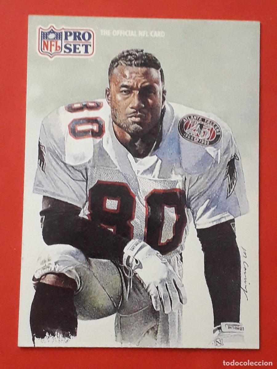 Sports collectibles: 1991 PRO SET NFL #380 - ANDRE RISON WR FALCONS - FUTBOL AMERICANO CARTA CROMO FOOTBALL