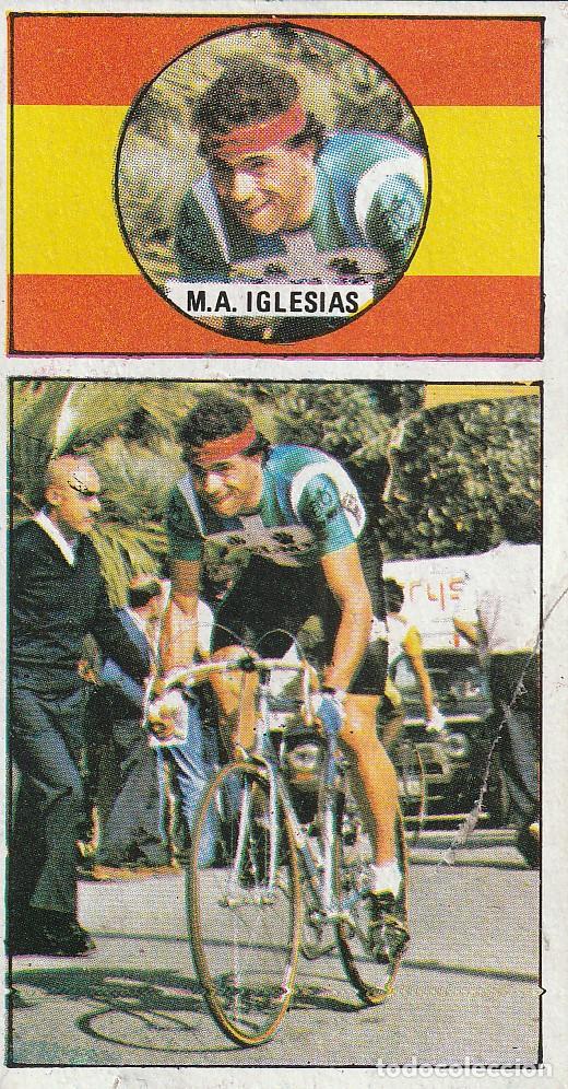 Coleccionismo deportivo: 10498 -CROMO RECUPERADO VUELTA CICLISTA ASES DEL PEDAL EDITORIAL J. MERCHANTE 1987 -M.A.IGLESIAS