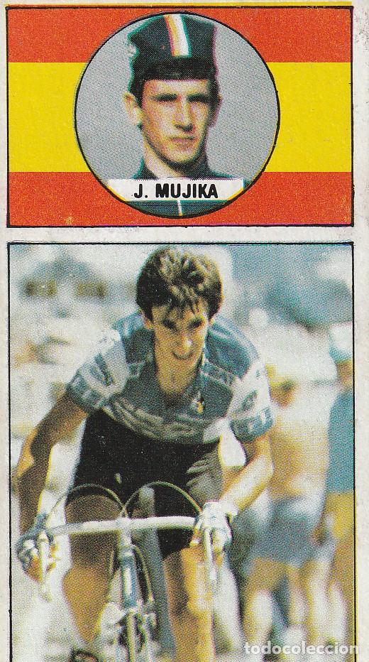 Coleccionismo deportivo: 10498 -CROMO RECUPERADO VUELTA CICLISTA ASES DEL PEDAL EDITORIAL J. MERCHANTE 1987-J.MUJIKA