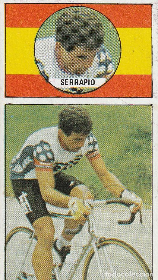 Coleccionismo deportivo: 10498 -CROMO RECUPERADO VUELTA CICLISTA ASES DEL PEDAL EDITORIAL J. MERCHANTE 1987-A.J.SERRAPIO