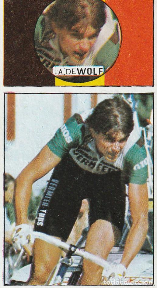 Coleccionismo deportivo: 10498 -CROMO RECUPERADO VUELTA CICLISTA ASES DEL PEDAL EDIT.J. MERCHANTE 1987-ALFONS DEWOLF
