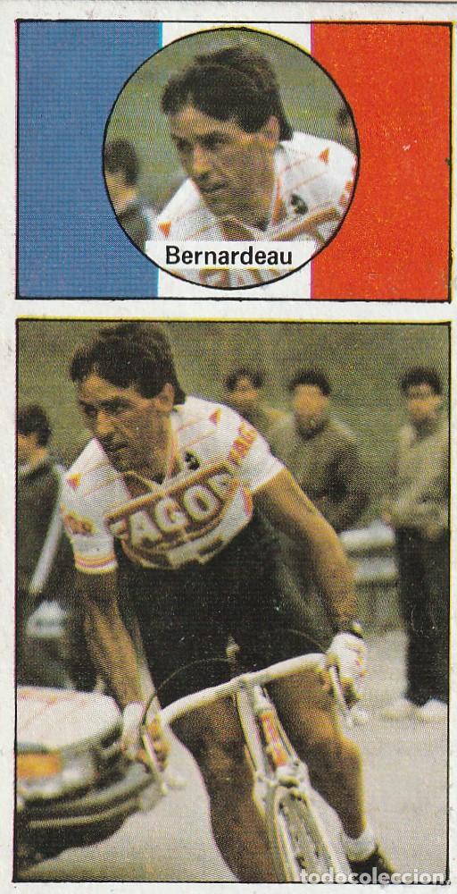 Coleccionismo deportivo: 10498 -CROMO RECUPERADO VUELTA CICLISTA ASES DEL PEDAL EDIT.J. MERCHANTE 1987-J.R.BERNARDEAU