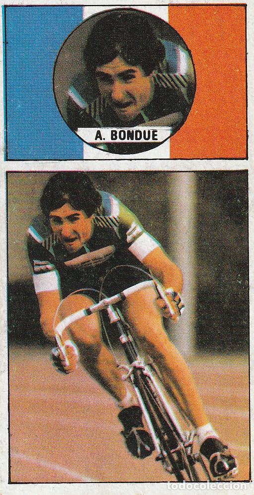 Coleccionismo deportivo: 10498 -CROMO RECUPERADO VUELTA CICLISTA ASES DEL PEDAL EDIT.J. MERCHANTE 1987-ALAIN BONDUE
