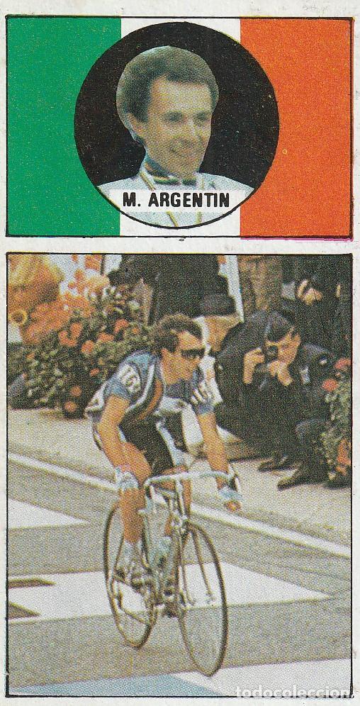Coleccionismo deportivo: 10498 -CROMO RECUPERADO VUELTA CICLISTA ASES DEL PEDAL EDIT.J. MERCHANTE 1987-M.ARGENTIN