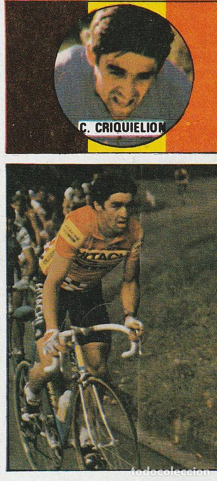 Coleccionismo deportivo: 10498 -CROMO RECUPERADO VUELTA CICLISTA ASES DEL PEDAL EDIT.J. MERCHANTE 1987-CLAUDE CRIQUELION