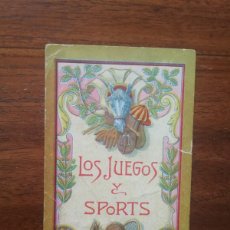 Coleccionismo deportivo: LOS JUEGOS Y SPORTS SERIE A NÚMERO 0 ( PORTADA ) - MUY RARO