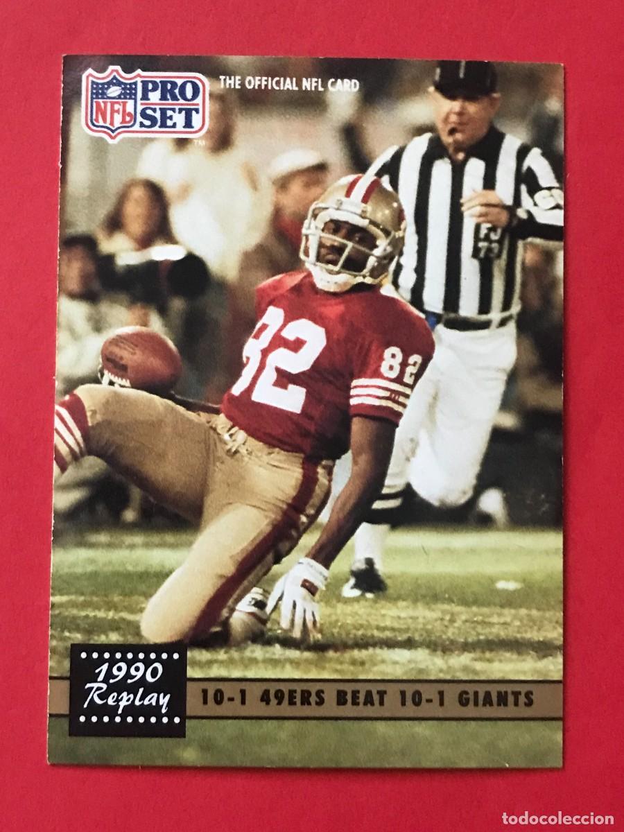 Coleccionismo deportivo: 1991 PRO SET NFL #333 - 1990 REPLAY / 10-1 49ERS BEAT GIANTS - FUTBOL AMERICANO CARTA CROMO FOOTBALL