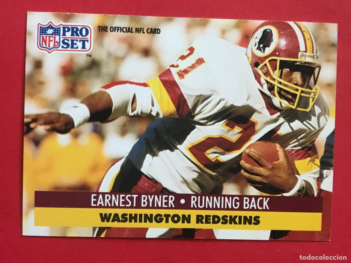 Coleccionismo deportivo: 1991 PRO SET NFL #316 - EARNEST BYNER WASHINGTON REDSKINS - FUTBOL AMERICANO CARTA CROMO FOOTBALL