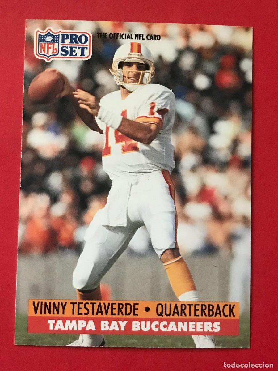 Coleccionismo deportivo: 1991 PRO SET NFL #314 - VINNY TESTAVERDE TAMPA BUCCANEERS - FUTBOL AMERICANO CARTA CROMO FOOTBALL