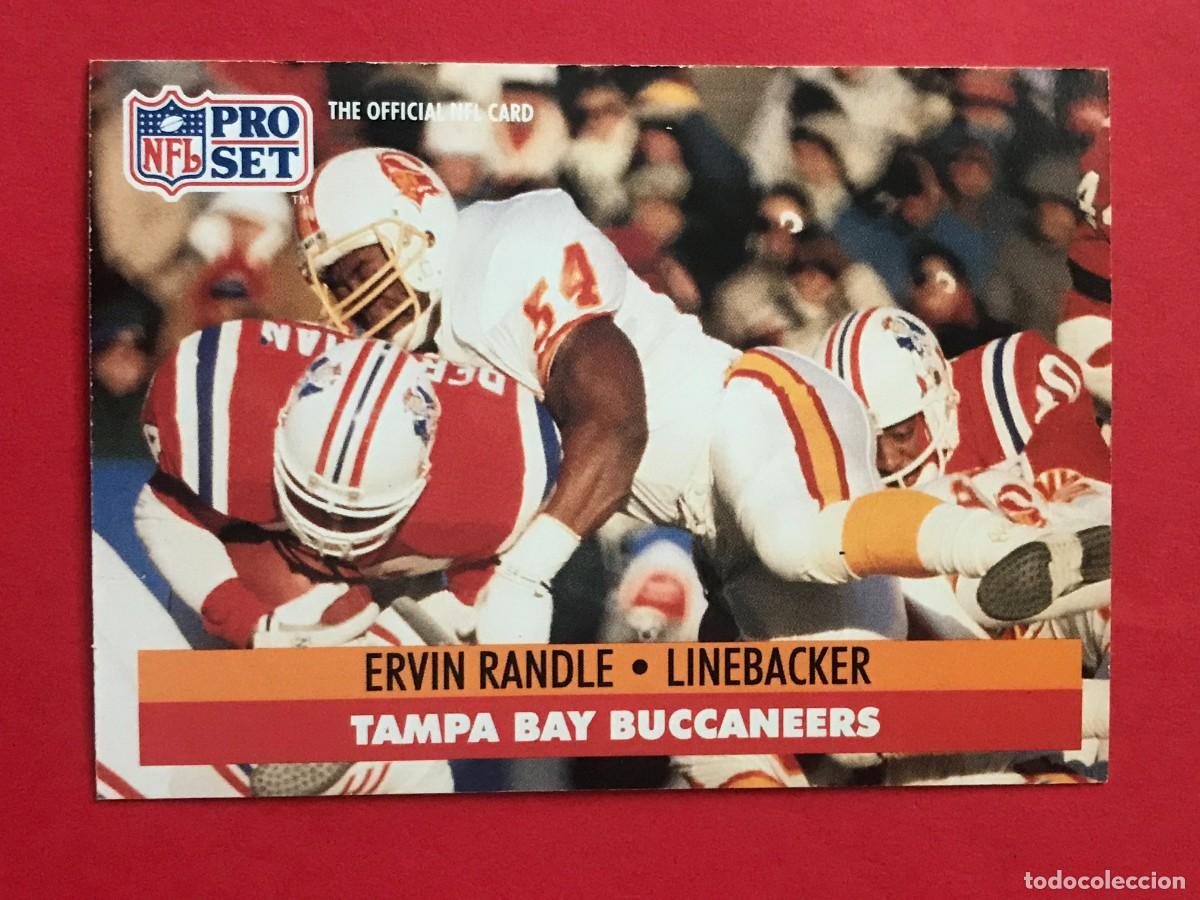 Coleccionismo deportivo: 1991 PRO SET NFL #313 - ERVIN RANDLE TAMPA BUCCANEERS - FUTBOL AMERICANO CARTA CROMO FOOTBALL