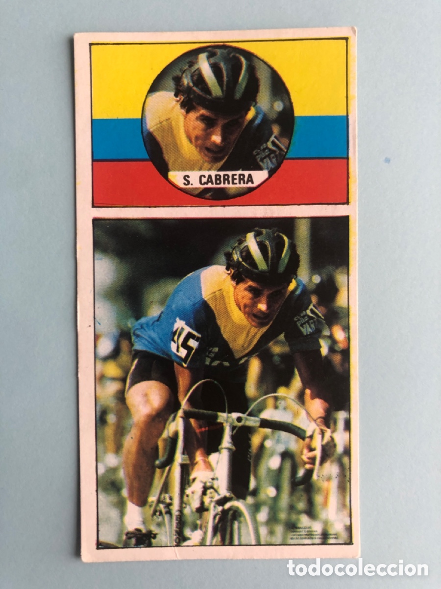Coleccionismo deportivo: Cromo Samuel Cabrera 38 Ases del Pedal Merchante Sin Pegar 1987 87