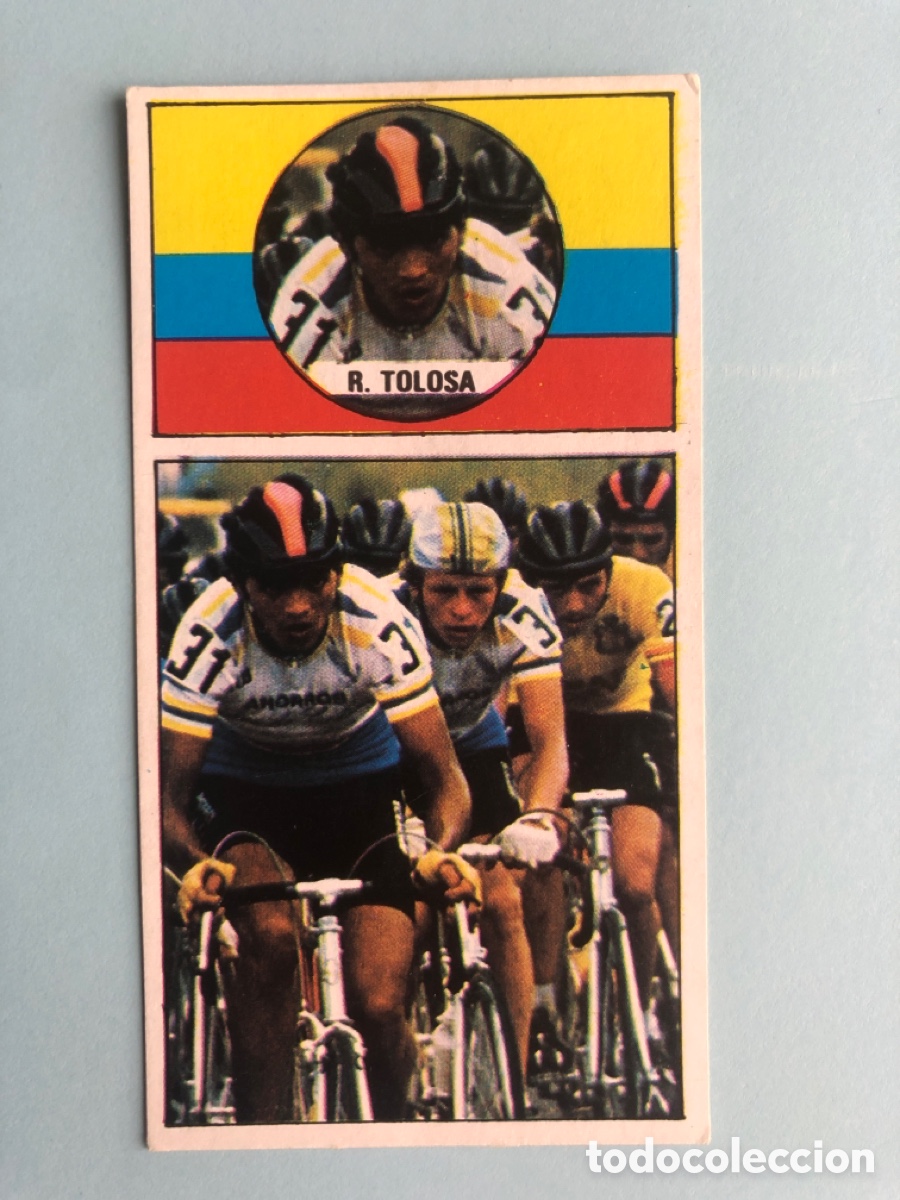 Sports collectibles: Cromo Ramon Tolosa 39 Ases del Pedal Merchante Sin Pegar 1987 87
