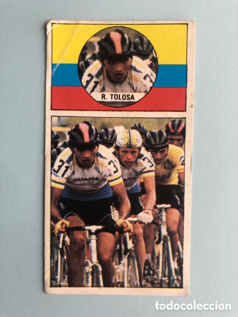 Coleccionismo deportivo: Cromo Ramon Tolosa 39 Ases del Pedal Merchante 1987 87