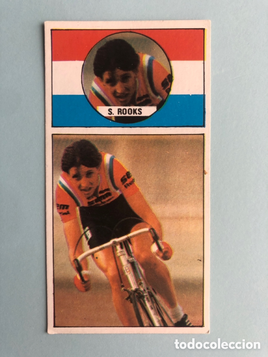 Collectionnisme sportif: Cromo Steven Rooks 45 Ases del Pedal Merchante Sin Pegar 1987 87
