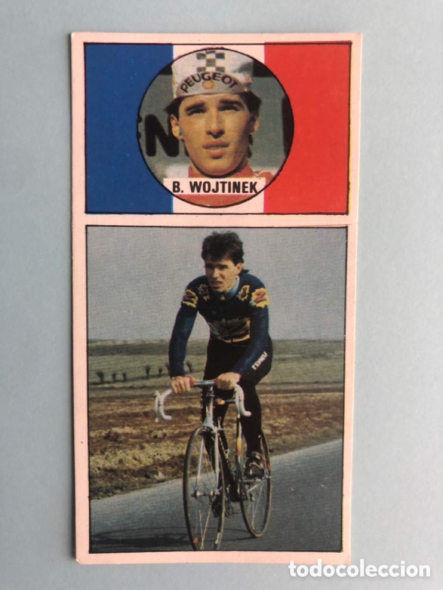 Sports collectibles: Cromo Bruno Wojtinek 59 Ases del Pedal Merchante Sin Pegar 1987 87