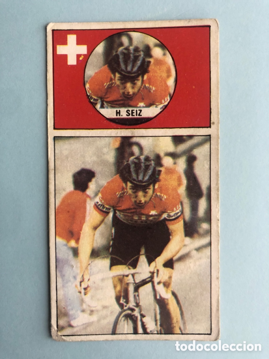 Sports collectibles: Cromo Hubert Seiz 82 Ases del Pedal Merchante Sin Pegar 1987 87