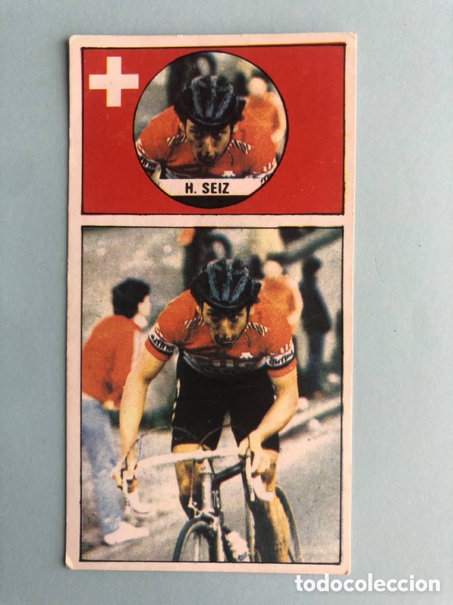 Collectionnisme sportif: Cromo Hubert Seiz 82 Ases del Pedal Merchante Sin Pegar 1987 87