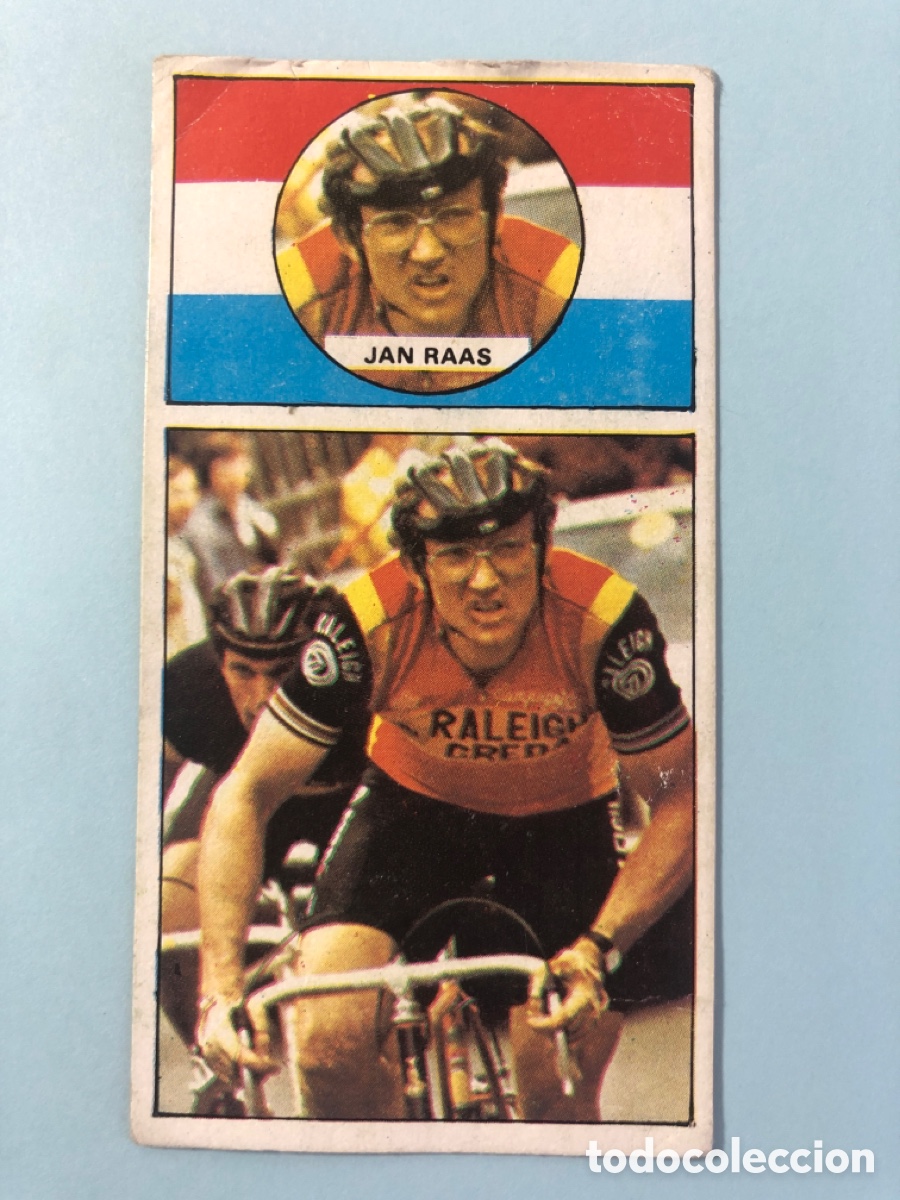 Coleccionismo deportivo: Cromo Jan Raas 118 Ases del Pedal Merchante Sin Pegar 1987 87