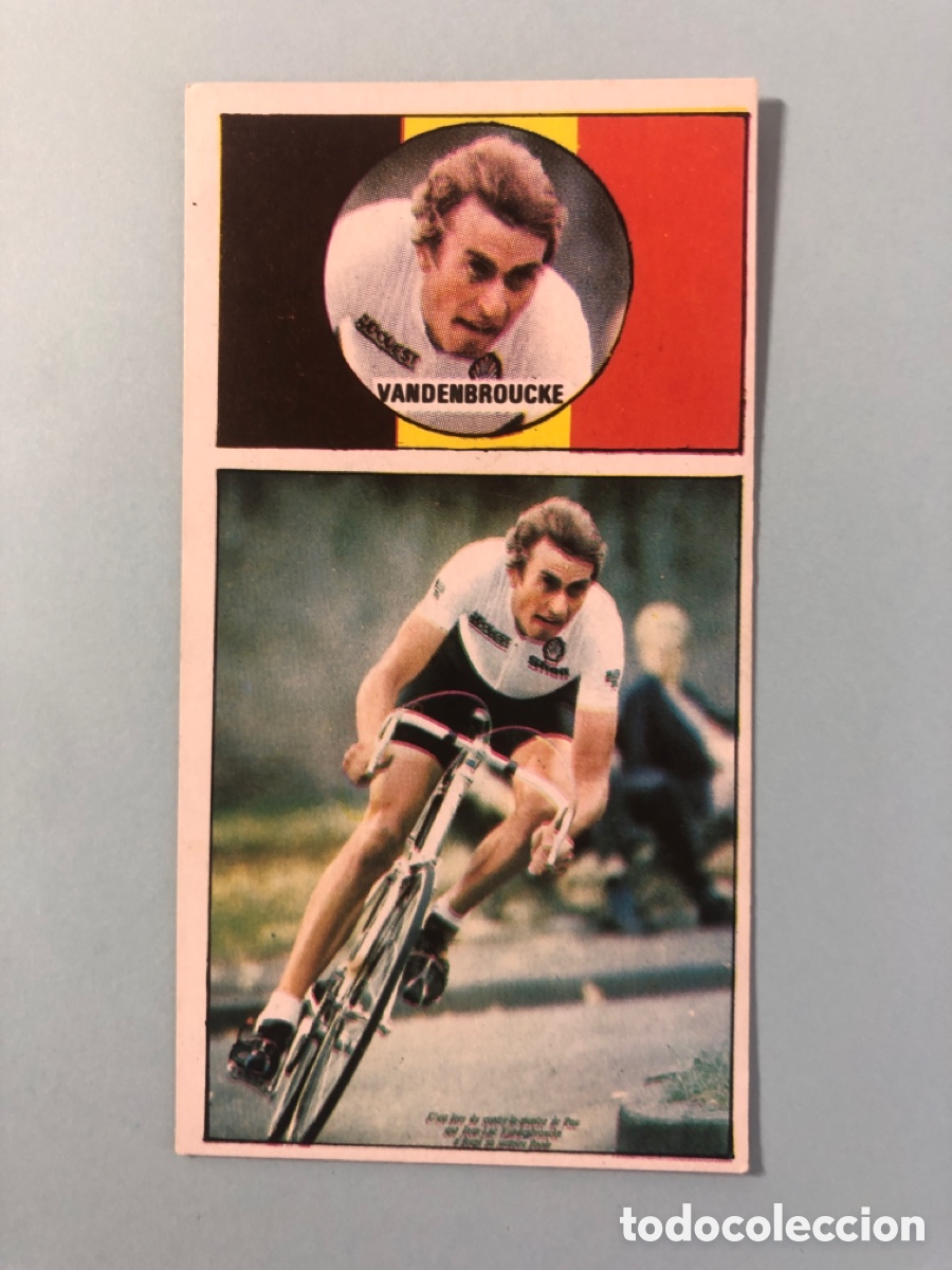 Coleccionismo deportivo: Cromo Jean Luc Van Denbroucke 107 Ases del Pedal Merchante Sin Pegar 1987 87