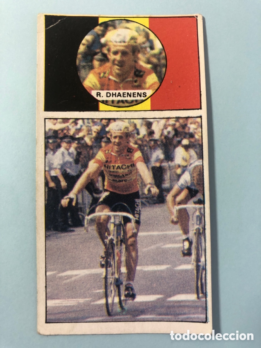 Coleccionismo deportivo: Cromo Rudi Dhaenens 30 Ases del Pedal Merchante Sin Pegar 1987 87