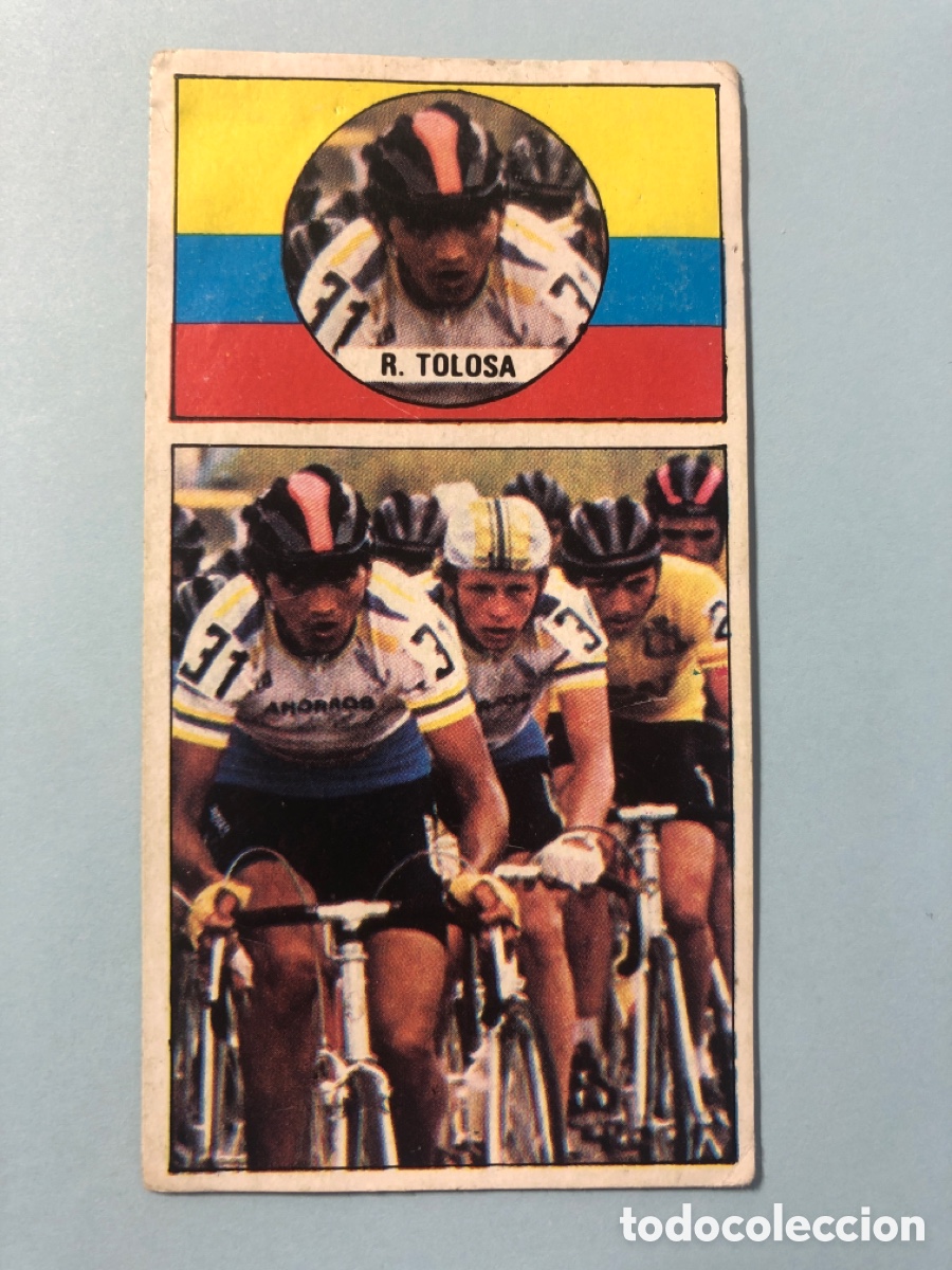 Collectionnisme sportif: Cromo Ramon Tolosa 39 Ases del Pedal Merchante Sin Pegar 1987 87