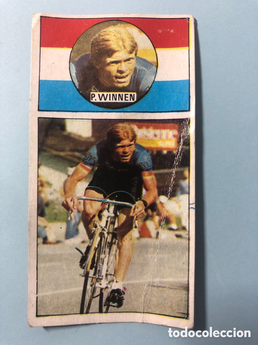 Sports collectibles: Cromo Peter Winnen 42 Ases del Pedal Merchante Sin Pegar 1987 87