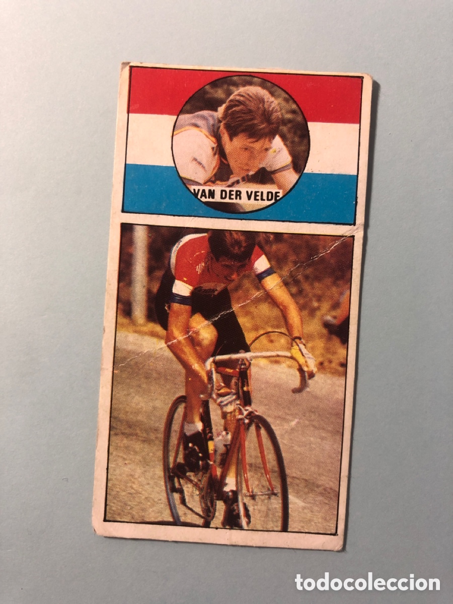 Coleccionismo deportivo: Cromo Johan Van Der Velde 44 Ases del Pedal Merchante 1987 87