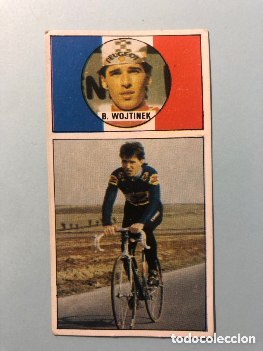 Sports collectibles: Cromo Bruno Wojtinek 59 Ases del Pedal Merchante Sin Pegar 1987 87