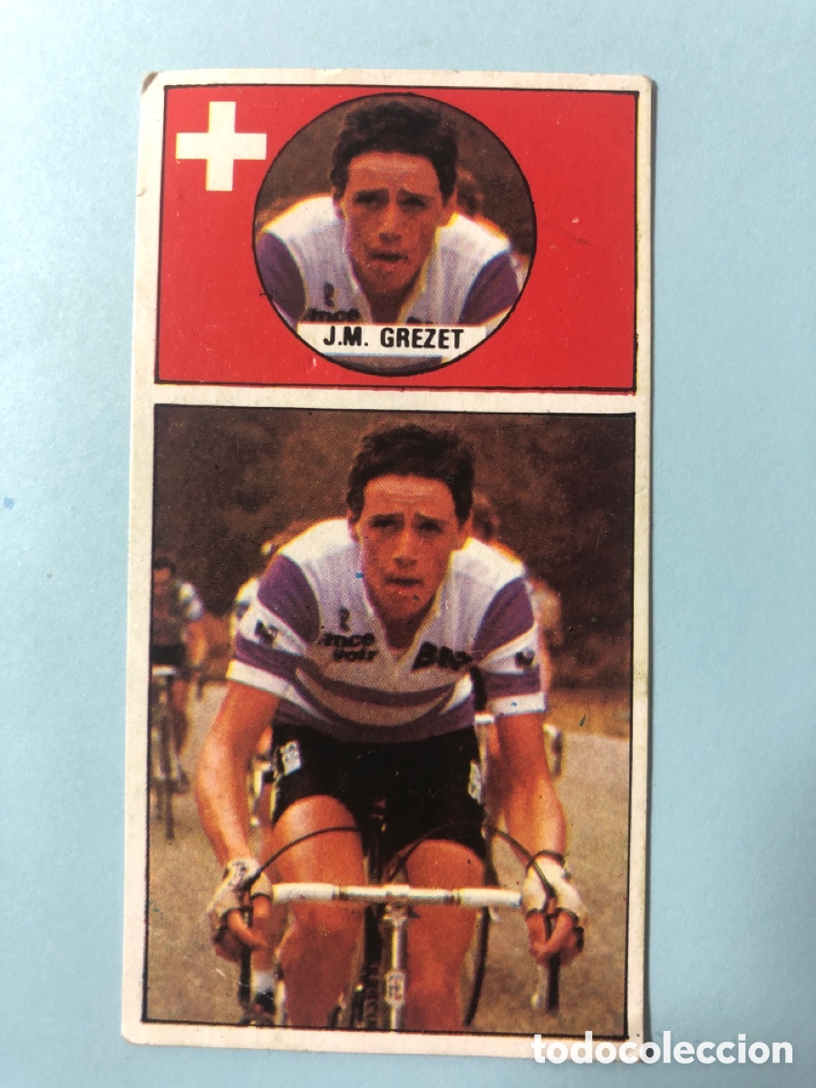 Coleccionismo deportivo: Cromo Jean Marie Grezet 81 Ases del Pedal Merchante Sin Pegar 1987 87