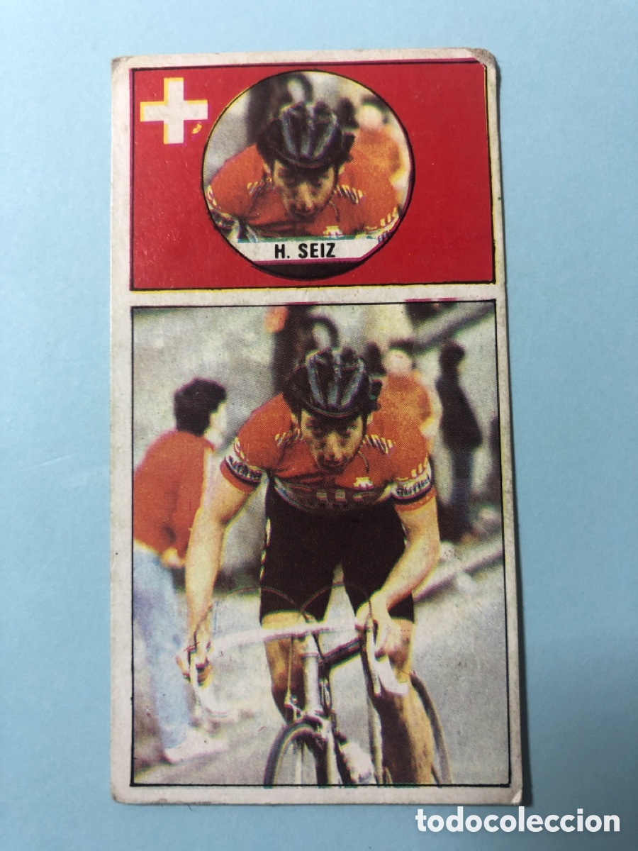 Sports collectibles: Cromo Hubert Seiz 82 Ases del Pedal Merchante Sin Pegar 1987 87