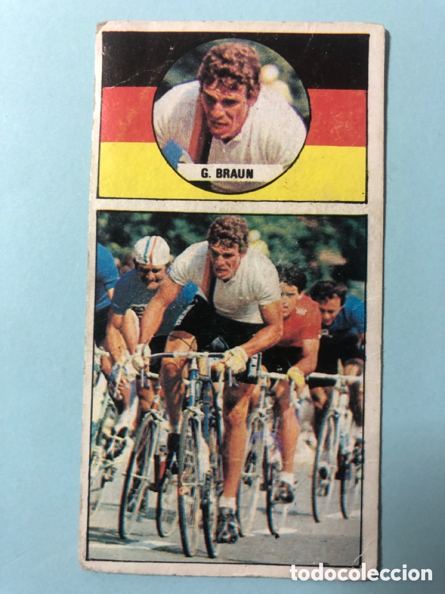 Coleccionismo deportivo: Cromo Gregor Braun 86 Ases del Pedal Merchante Sin Pegar 1987 87