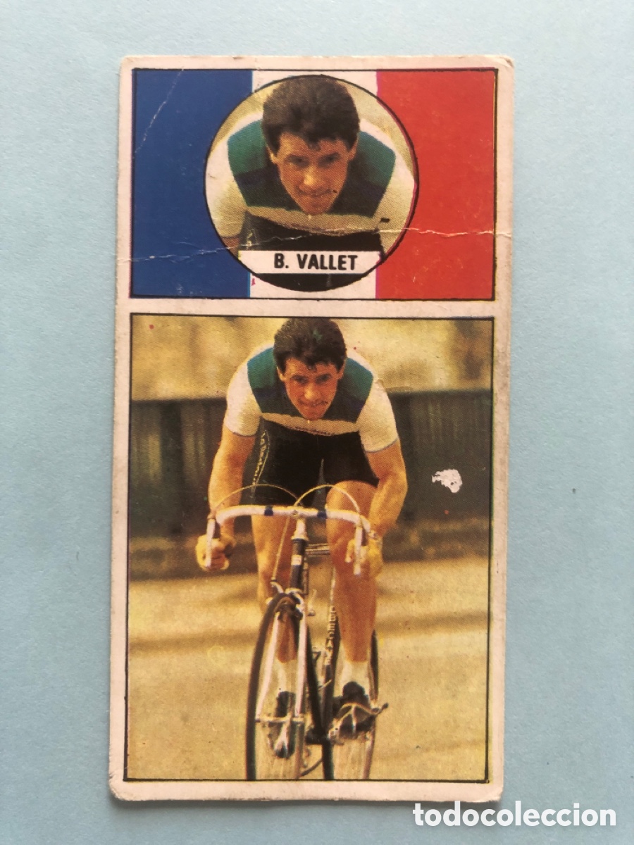 Coleccionismo deportivo: Cromo Bernard Vallet 83 Ases del Pedal Merchante Sin Pegar 1987 87