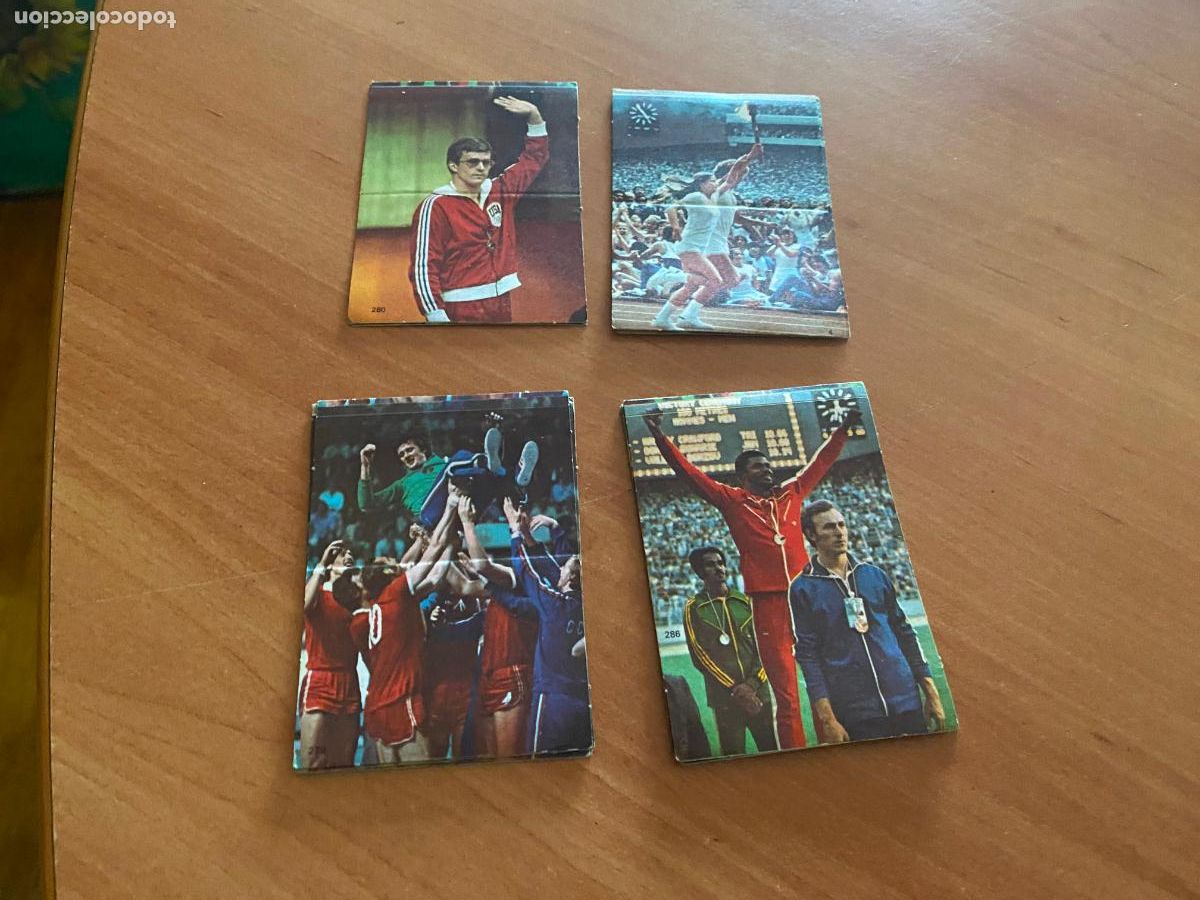Coleccionismo deportivo: LOTE 4 CROMOS COLA CAO COLACAO OLIMPIADAS MOSCU N&ordm; 4, 279, 280 Y 286 (P3)