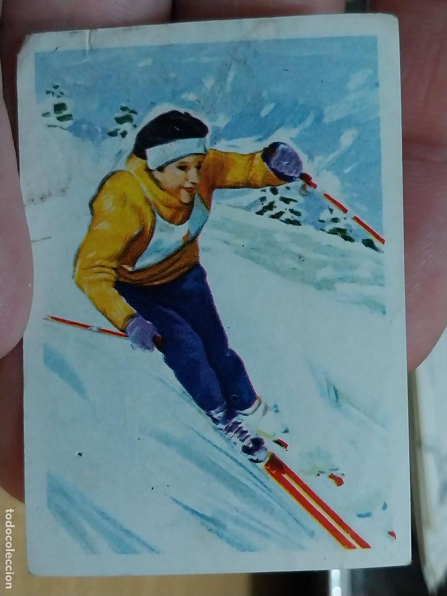 Coleccionismo deportivo: HEIDI BIEBL GER JUEGOS INVIERNO 1960 JUEGOS OLIMPICOS ED NESTLE CROMO 173 PROMO 1964 SIN PEGAR NUNCA