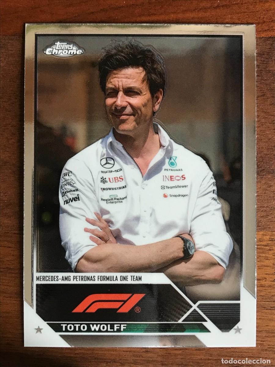 Coleccionismo deportivo: TOTO WOLFF - MERCEDES AMG PETRONAS - TOPPS CHROME F1 FORMULA 1 - 2023