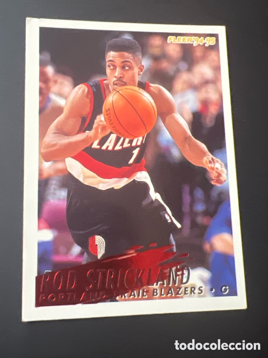 Sammelleidenschaft Sport: C5396. Carte Fleer - 1994/95 - Rod Strickland - N&ordm;195