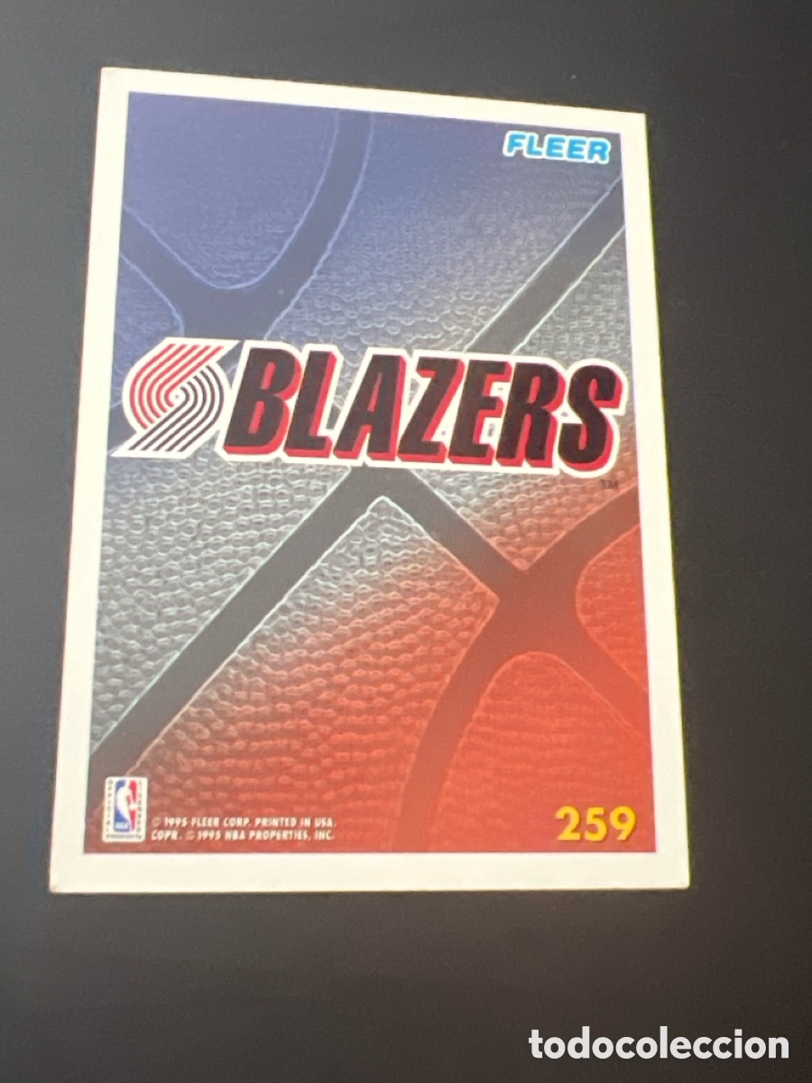 Colecionismo desportivo: C5422. CARD FLEER 1994/95 USA NBA BASKET LEAGUE BLAZERS n 259 OTTIMA