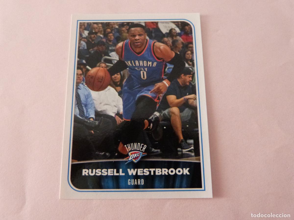Collezionismo sportivo: CROMO BALONCESTO WESTBROOK OKLAHOMA CITY THUNDER SIN PEGAR N&ordm; 298 LIGA NBA 2017-2018/17-18 PANINI