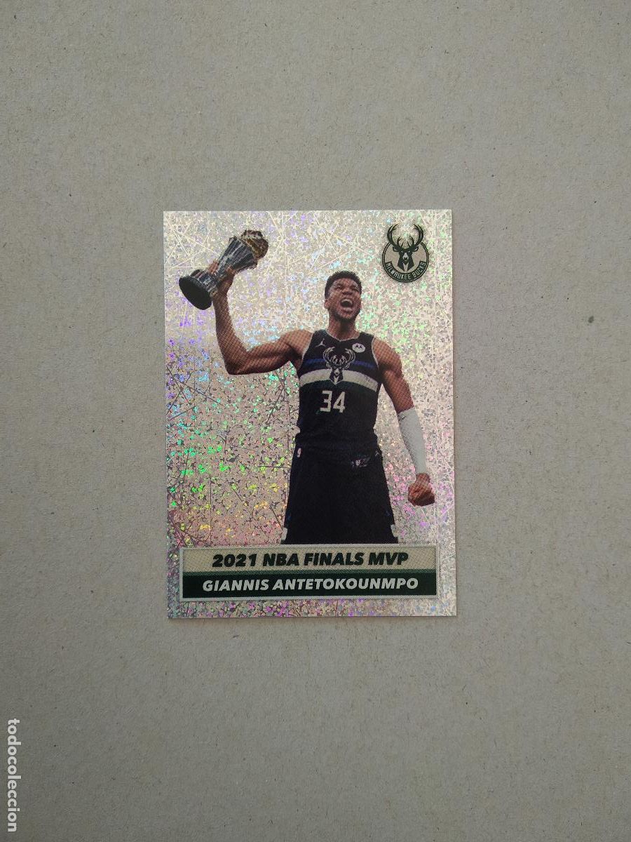 Sammelleidenschaft Sport: 83 GIANNIS ANTETOKOUNMPO CROMO PANINI BASKET BALONCESTO 2021-2022 NBA 21-22