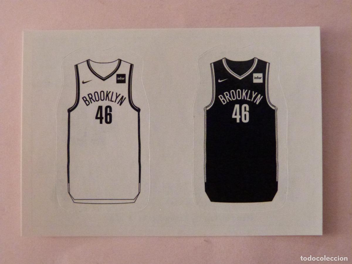 Sammelleidenschaft Sport: CROMO BALONCESTO CAMISETA DE LOS BROOKLYN NETS SIN PEGAR N&ordm; 48 LIGA NBA 2018-2019/18-19 PANINI