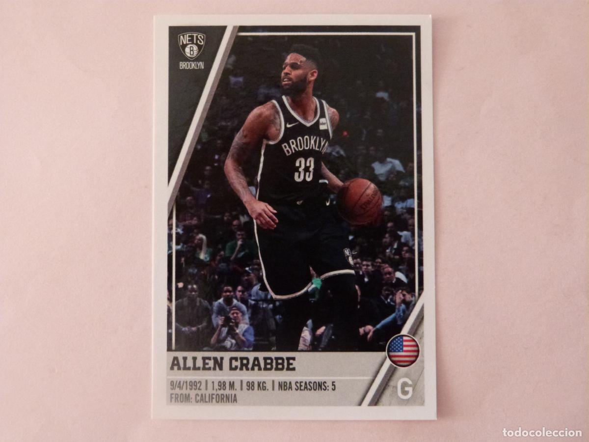 Collezionismo sportivo: CROMO BALONCESTO ALLEN CRABBE BROOKLYN NETS SIN PEGAR N&ordm; 58 LIGA NBA 2018-2019/18-19 PANINI